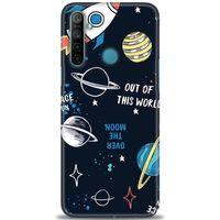 Realme 5i Kılıf HD Baskılı Kılıf - Space Fun + Tam Ekran Koruyucu