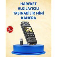 Taşınabilir Full Hd Mini Kamera Tft Ekranlı