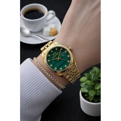 Slazenger Yeni Sezon Elite Model 50 Mt Suya Dayanıklı Bileklik Hediyeli Kadın Kol Saati VS.BLKT.0908