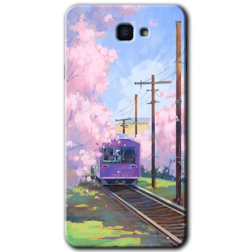 Samsung Galaxy J7 Prime HD Baskılı Kılıf + 9D Tam Ekran Koruyucu - Rails Paint