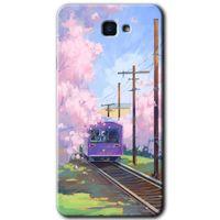 Samsung Galaxy J7 Prime HD Baskılı Kılıf + 9D Tam Ekran Koruyucu - Rails Paint
