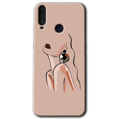 General Mobile GM 10 Kılıf HD Desen Baskılı Arka Kapak + Temperli Cam - Çizim Silüet