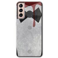 Samsung Galaxy S21 Plus Kılıf HD Desen Baskılı Arka Kapak + Temperli Cam - Gentleman Blood