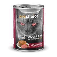 Prochoice Yetişkin Kediler İçin, Tahılsız, Dana Etli Ezme Konserve 12x400 gr