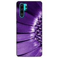 Huawei P30 Pro Uyumlu Kılıf Mor Delisi (36) Glitter Kılıf Çiçek