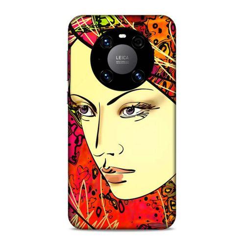 Lopard Huawei Mate 40 Pro Uyumlu Kılıf Sürreal Yüzler ♀ (31) TPU Kılıf Baskılı