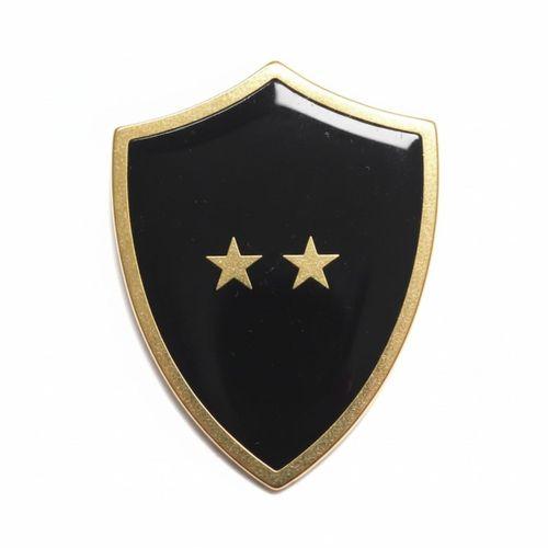 Minyatür Rütbe Subay Sağlık Sınıfı - Üsteğmenı Rütbe (Siyah Zemin JANDARMA)