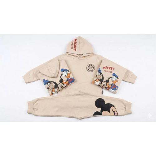 2-5 Yaş Kapşonlu Sırt Baskılı Çocuk Takımı