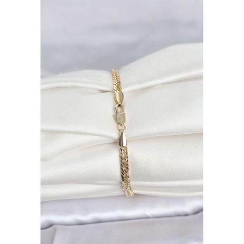 CM 14K Gold Renk Zincir Model Kadın Bileklik