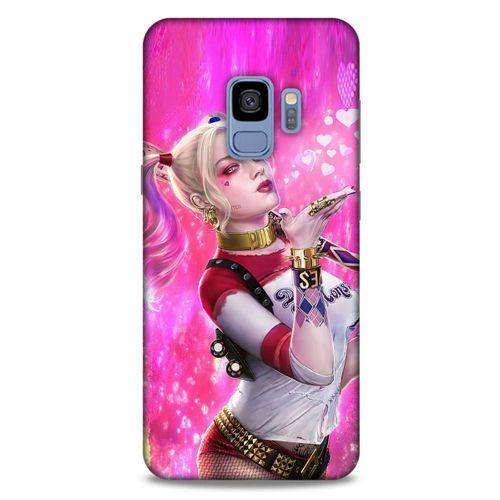 Samsung Galaxy S9 Uyumlu Kılıf Harley Quinn (4) Koruma Kılıfı Fuşya