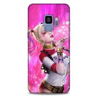 Samsung Galaxy S9 Uyumlu Kılıf Harley Quinn (4) Koruma Kılıfı Fuşya