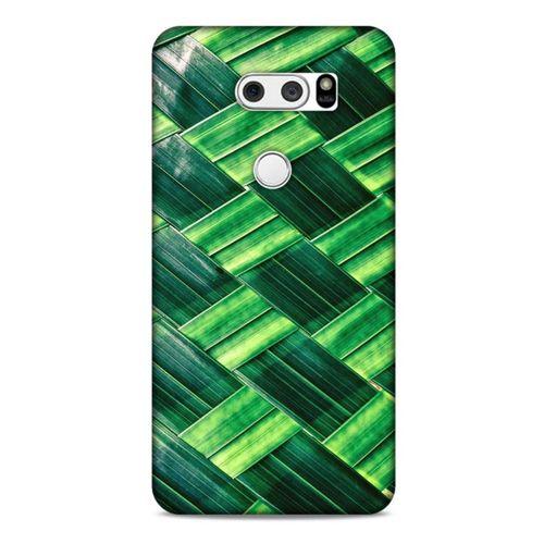Lopard LG K40S Uyumlu Kılıf Bahar (37) Silicone Cover Bambu Yaprak