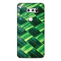 Lopard LG K40S Uyumlu Kılıf Bahar (37) Silicone Cover Bambu Yaprak