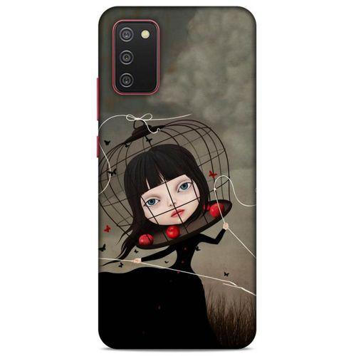 Lopard Samsung Galaxy A02S Uyumlu Kılıf Manipülasyon ☻ (40) Fit Silikon Kılıf Desenli