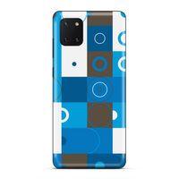 Huawei Y5P Uyumlu Kılıf Insomnia (27) Tasarımlı Kılıf Mavi Beyaz