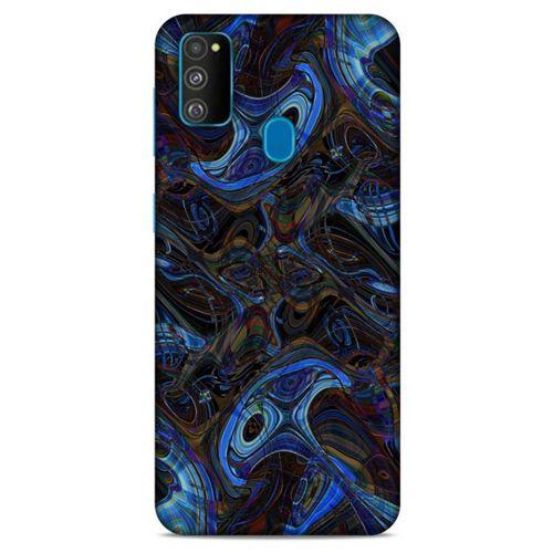 Samsung Galaxy M30s Uyumlu Kılıf Mavi Delisi (6) Silikon Kılıf Taş