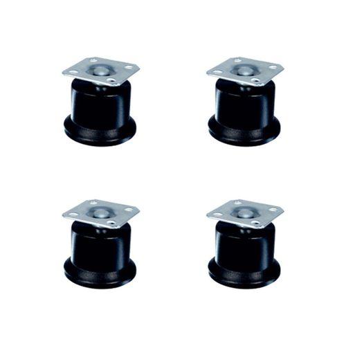 Bekleme Bingo Ayak Tablalı - 50MM - Siyah HKS280 - 4 Adet