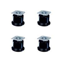 Bekleme Bingo Ayak Tablalı - 50MM - Siyah HKS280 - 4 Adet