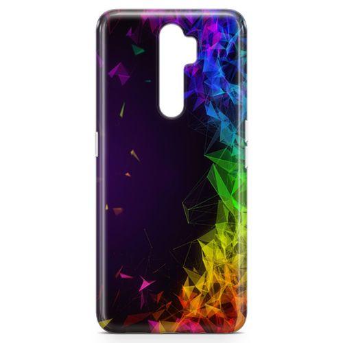 Oppo A5 2020 Kılıf Prizma Arka Kapak Koruma Desenli Full Koruyucu