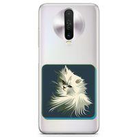 Xiaomi Redmi K30 5G Kılıf Kedi Minyatur Arka Kapak Koruma Desenli Full Koruyucu