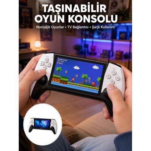 Kompakt Ve Hafif Retro Oyun Konsolu 1000 Klasik Oyun Dahil