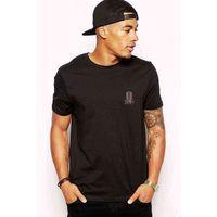 Army Logo Hit Göğüs Baskılı Siyah Erkek Tshirt