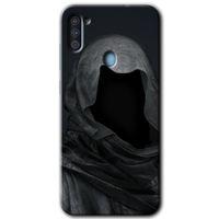 MRCİLETİSİM Samsung Galaxy A11 Kılıf Baskılı Kapak - Death +Tam Ekran Koruyucu