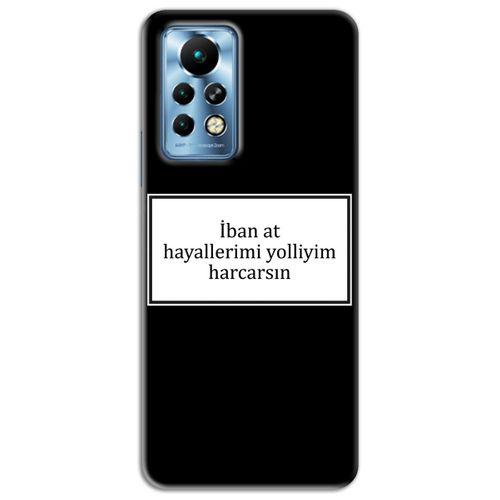 Infinix Note 11 Pro Kılıf HD Yazı Baskılı Silikon Arka Kapak - Yazı 9