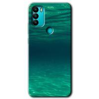 General Mobile GM 21 Plus Kılıf HD Desen Baskılı Arka Kapak + Temperli Cam - Derin Deniz