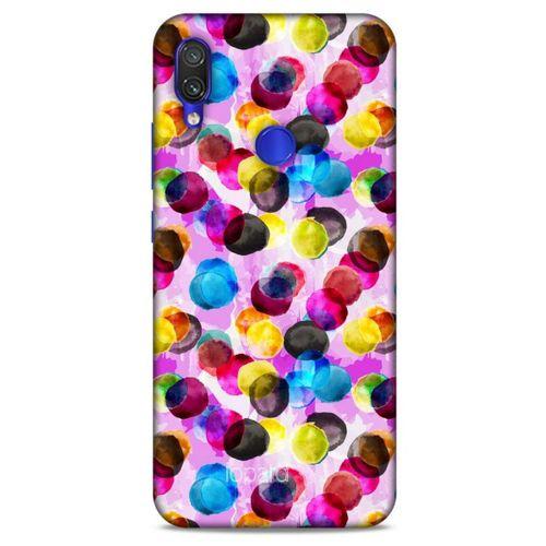 Xiaomi Redmi Note 7 Kılıf Pastel Renkler (42) Rugged Armor Kılıf Mor Pembe