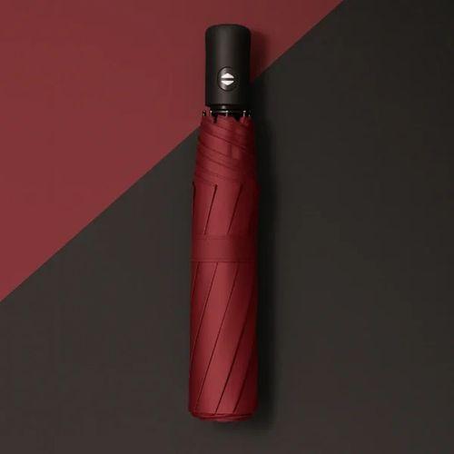 Bordo Kılıflı Otomatik Kompakt Şemsiye