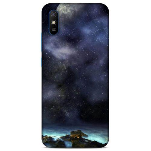 Lopard Xiaomi Redmi 9A Uyumlu Kılıf Gece'S (15) Antişok Kılıf Ay Işığında