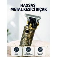 Şarj Edilebilir Saç Sakal Kesme Makinesi 300 Dakika Kullanım 3 Taraklı