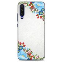 Lopard Xiaomi Mi A3 Uyumlu Kılıf Bahar (18) Telefon Kılıfları Mavi Kırmızı