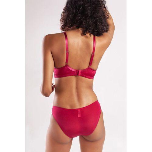Garland Big Size Plunge Bra, Şarap Rengi Konforlu Ve Şık Sütyen
