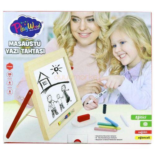 Eğitici Oyuncak  PlayWood Ahşap Masa Üstü Yazı Tahtası 385