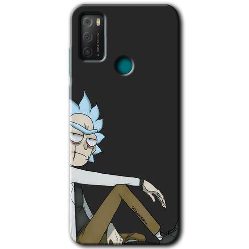 TCL 20E Kılıf HD Desen Baskılı Arka Kapak - Rick