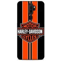 Oppo A5 2020 Uyumlu Kılıf Motorsiklet (36) Glitter Kılıf Harley Davidson