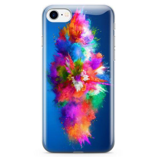 Apple iPhone 7 Kılıf Toz Bombası Arka Kapak Koruma Desenli Full Koruyucu