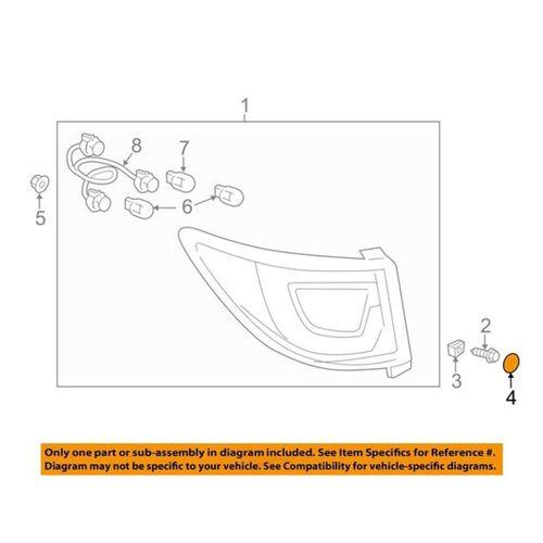 GM Arka Stop Lambası Montaj Vida Deliği Kapağı 23141850 (Bu ürün Sadece Plastik parçadır - Almadan Önce Soru Sorabilirsiniz)
