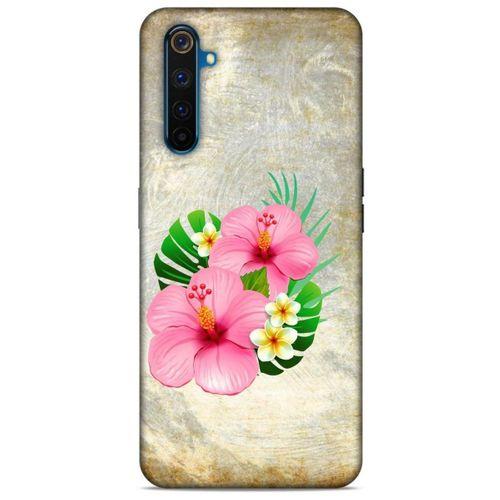 Lopard Oppo Realme 6 Pro Uyumlu Kılıf Bahar (17) Tasarım Kılıf Pembe Yeşil