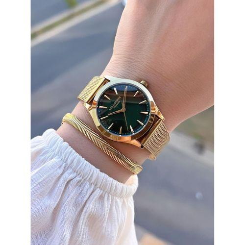 Lee Cooper Hasır Çelik Kordonlu 3 Atm Suya Dayanıklı 2 Yıl Garantili Kadın Kol Saati BLC08156.170