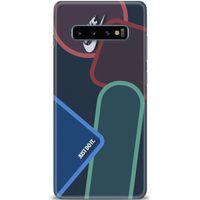 Samsung Galaxy S10 Plus Kılıf HD Baskılı Kılıf - Just Do It + Tam Ekran Koruyucu