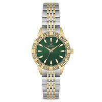 Wesse WWL113604 Quartz Çelik Altın/Gri Yeşil Kadran 30 mm Kadın Kol Saati