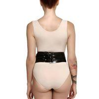 Perçin Detaylı Şık Deri Korse, Seksi Korse Harness
