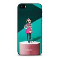 Apple iPhone SE Kılıf FunnyMaX (10) Full Koruma Kılıfı Yeşil Pembe