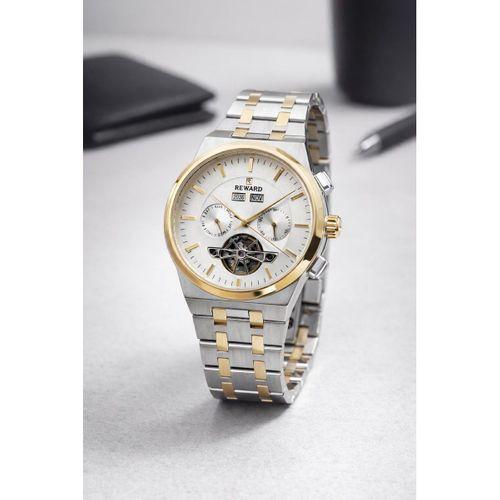 Reward Otomatik İç Fonksiyonlar Aktif 50 Mt Suya Dayanıklı Çelik Kordn Erkek Kol Saati VS.BLKT.0862