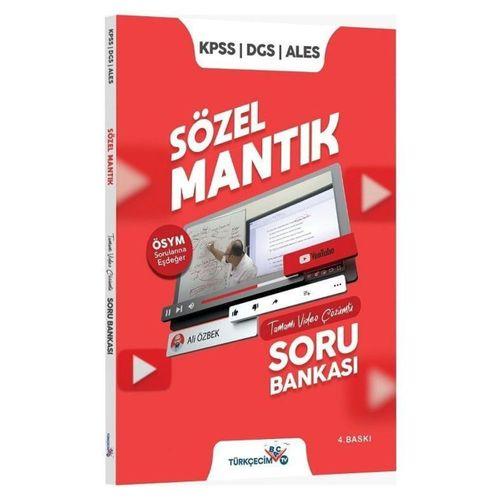 KPSS DGS ALES Sözel Mantık Soru Bankası Video Çözümlü Ali Özbek