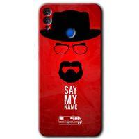 Honor 8c Kılıf HD Desen Baskılı Arka Kapak - Say My Name + Kırılmaz Cam