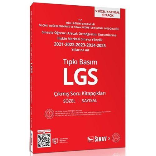 8. Sınıf LGS Tıpkı Basım Son 5 Yıl Çıkmış Soru Kitapçıkları Sınav Yayınları